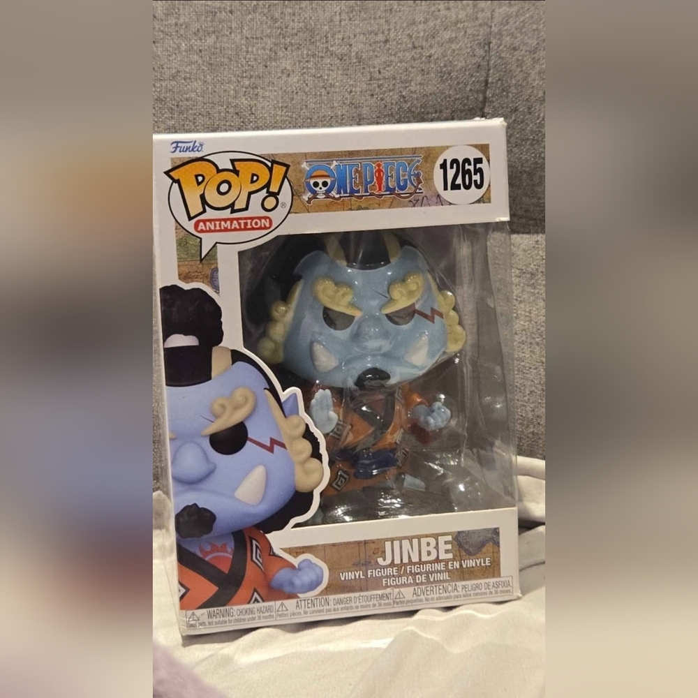 Funko Pop! Animation Jinbe Figure - Blue and Orange